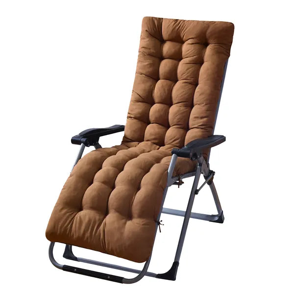 67x22" Chaise Lounger Cushion – Recliner, Rocking Chair & Deck Chair Sofa Mat - Accrosstheglobe Store