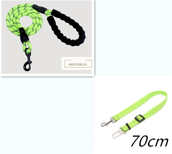 Reflective Nylon Dog Leash – Strong & Safe Pet Walking Rope - Accrosstheglobe Store