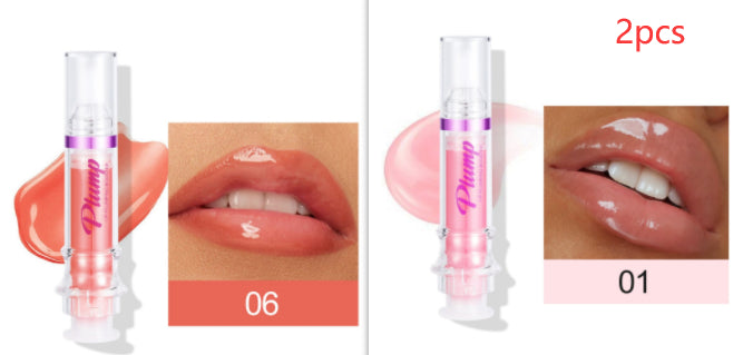 New Tube Lip Rich Lip Color Slightly Spicy Lip Honey Lip Glass Mirror Face Lip Mirror Liquid Lipstick - Accrosstheglobe Store