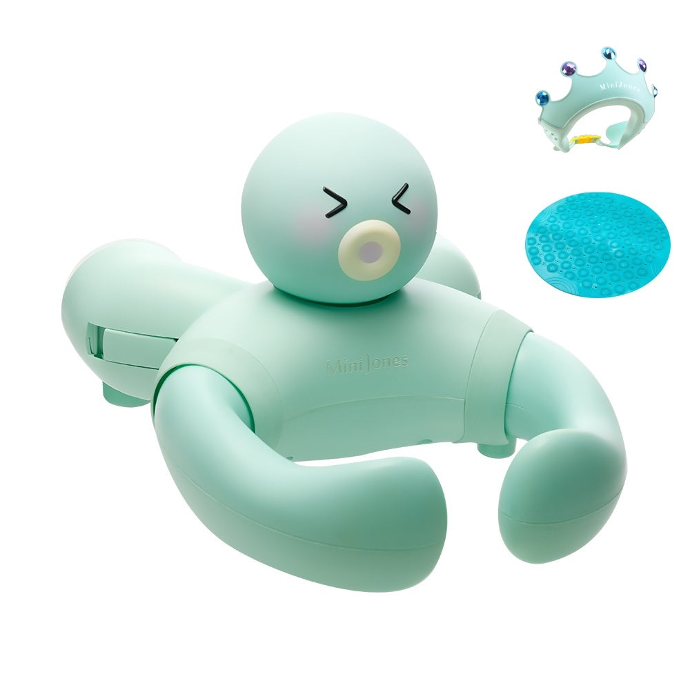 MiniJones Baby Bath Stand – Suction Cup Wall-Mounted Adjustable Shower Holder