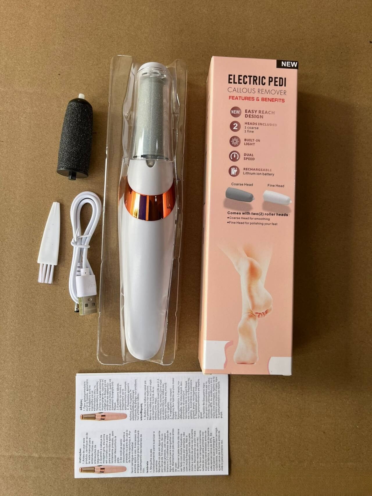 Electric Foot Grinder & Peeling Machine – Rechargeable Callus Remover Tool - Accrosstheglobe Store
