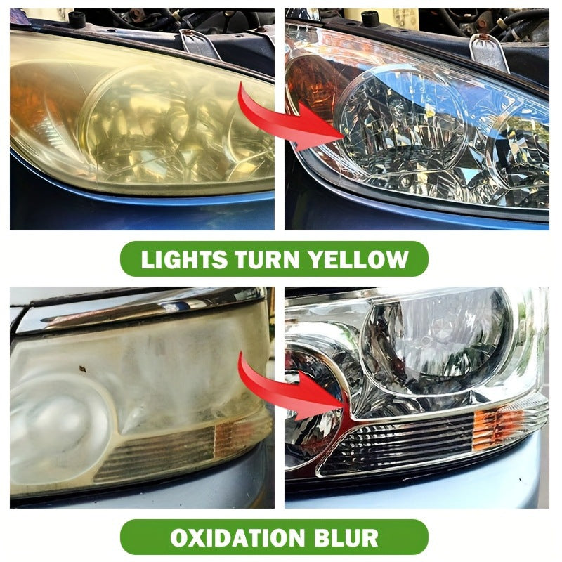 Headlight Restoration & Cleaning Paste – Crystal Clear Lens Restorer - Accrosstheglobe Store