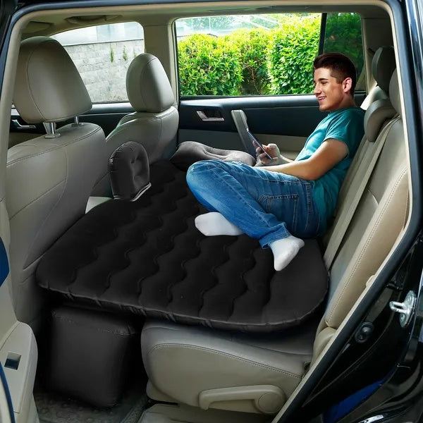 Inflatable Car Air Mattress Bed – Portable Travel & Camping Sleep Mat - Accrosstheglobe Store