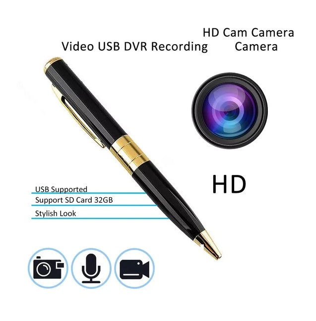 1080P HD Pen Camera – Mini Hidden Pocket Audio & Video Recorder DVR - Accrosstheglobe Store