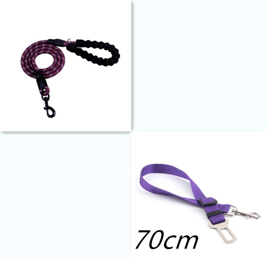 Reflective Nylon Dog Leash – Strong & Safe Pet Walking Rope - Accrosstheglobe Store
