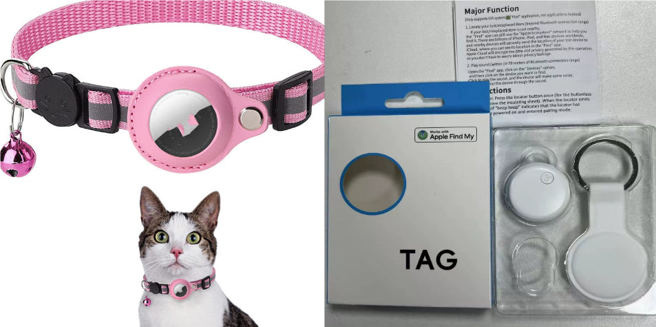 Waterproof Reflective AirTag Holder Case for Pet Collar - Accrosstheglobe Store
