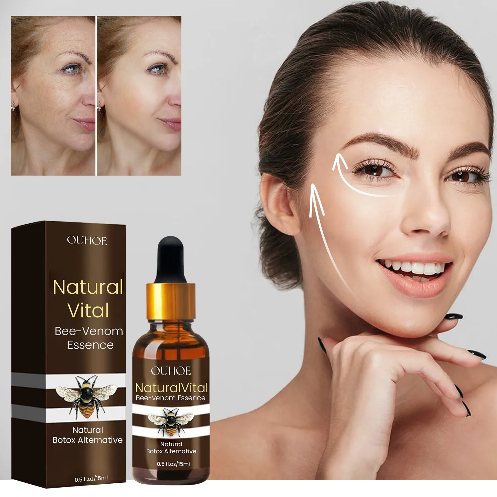 OUHOE Anti-Wrinkle & Firming Facial Skincare Set – Lifting & Tightening Cream - Accrosstheglobe Store