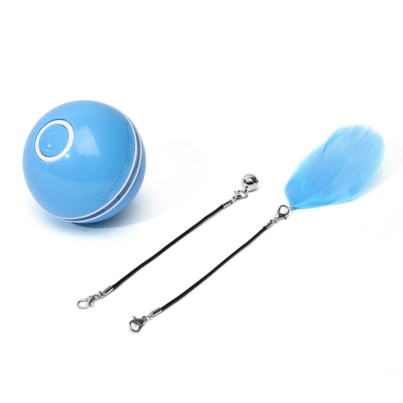 LED Laser Rolling Cat Toy Ball – Electronic Interactive Pet Toy - Accrosstheglobe Store