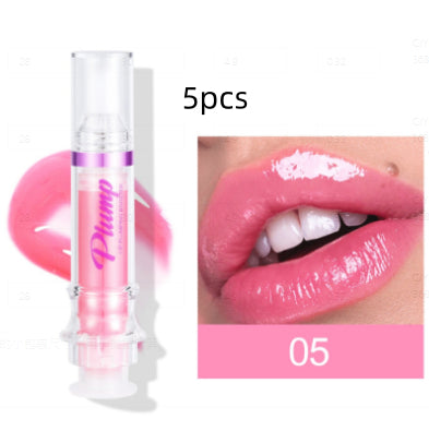 New Tube Lip Rich Lip Color Slightly Spicy Lip Honey Lip Glass Mirror Face Lip Mirror Liquid Lipstick - Accrosstheglobe Store