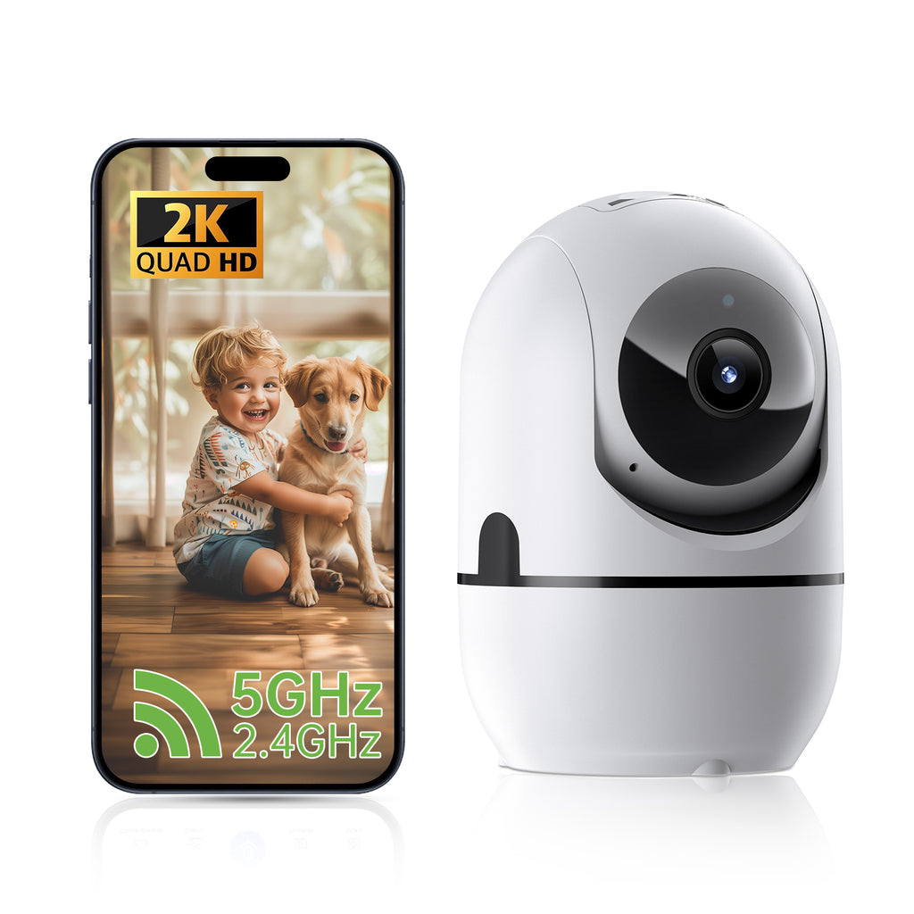AI Smart PTZ WiFi Security Camera – 2-Way Video Call & Night Vision Indoor Camera - Accrosstheglobe Store