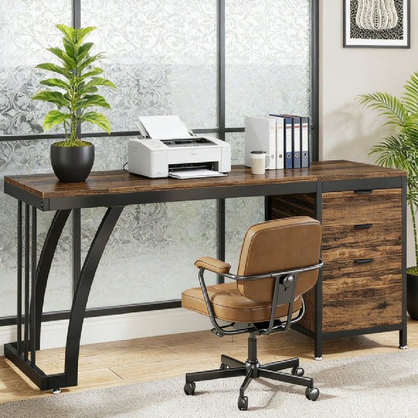 Compact Computer Desk – Space-Saving Home Office & Study Table - Accrosstheglobe Store