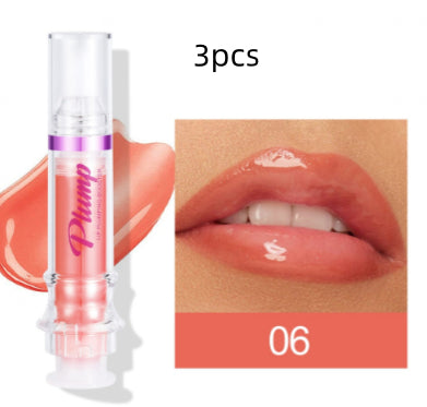 New Tube Lip Rich Lip Color Slightly Spicy Lip Honey Lip Glass Mirror Face Lip Mirror Liquid Lipstick - Accrosstheglobe Store