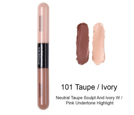 Double Heads Are Suitable For Any Skin Type Natural Color Brightening Liquid Concealer - Accrosstheglobe Store
