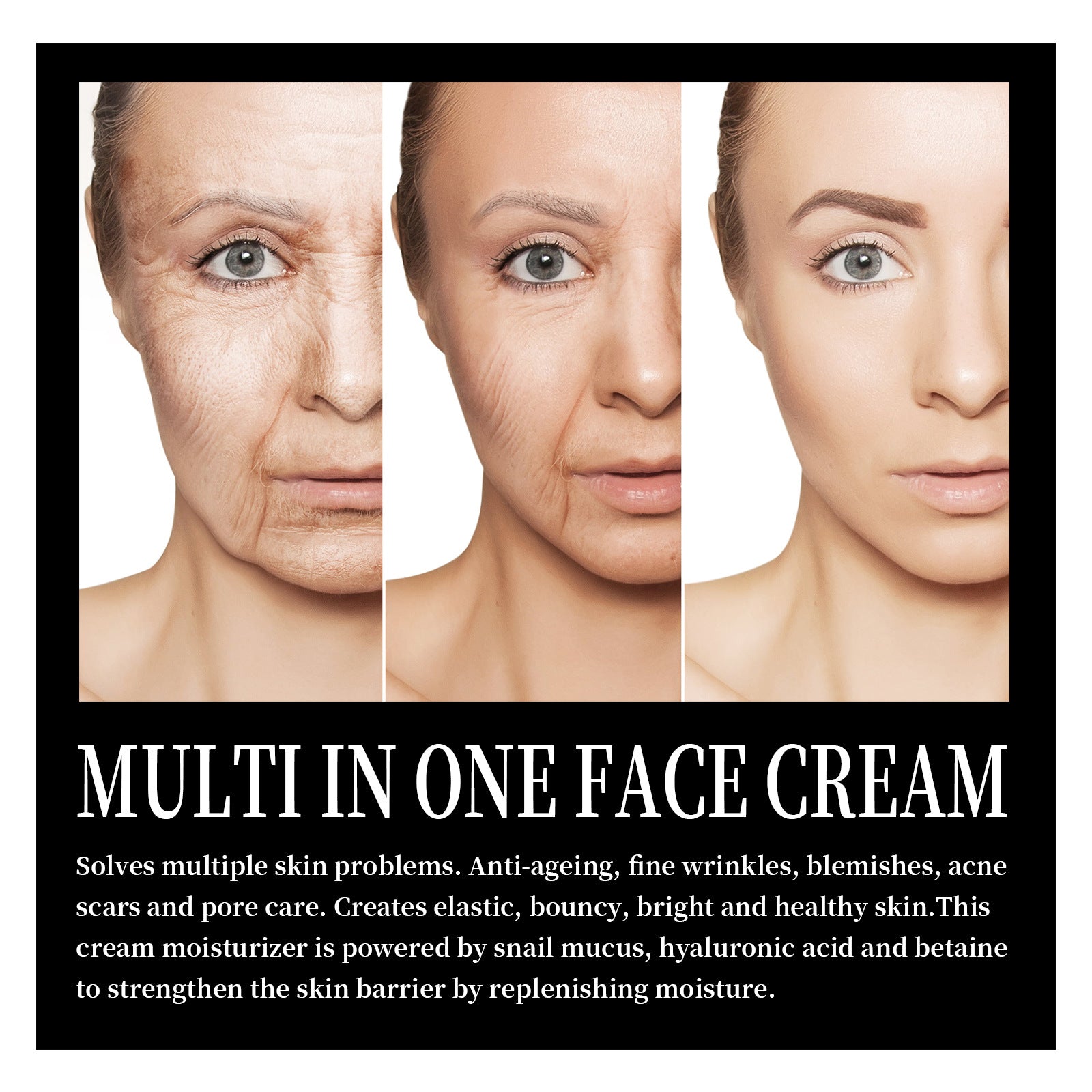 Snail Cream Anti-Aging Face Cream – Wrinkle Fading, Firming & Skin Replenishment