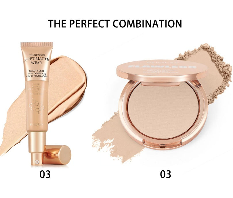 PHOFAY Matte Setting Pressed Powder - Accrosstheglobe Store