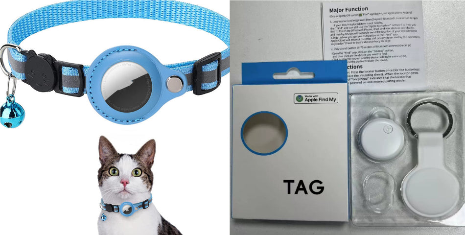 Waterproof Reflective AirTag Holder Case for Pet Collar - Accrosstheglobe Store