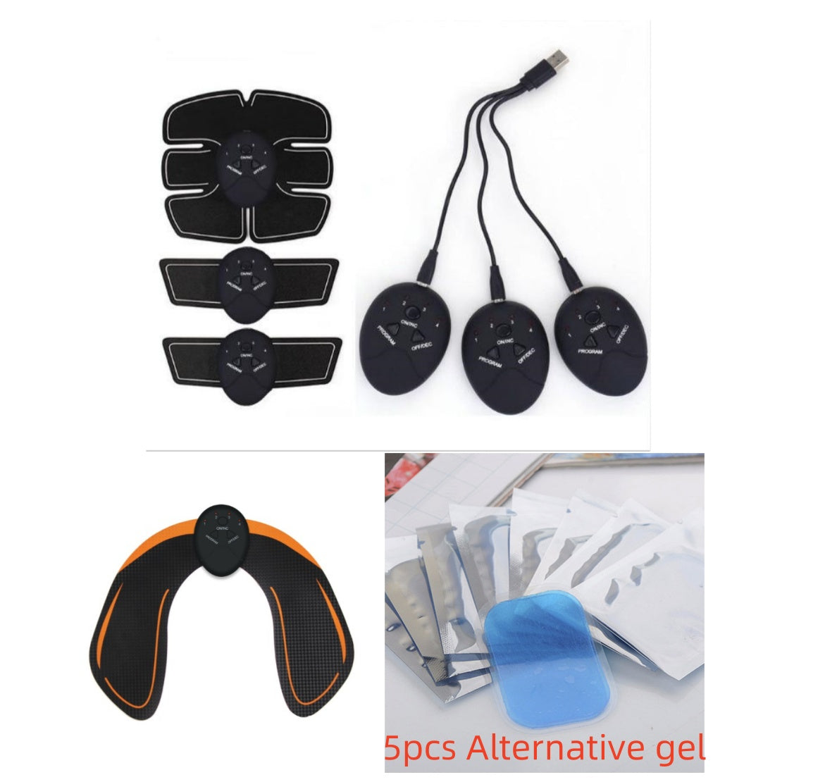 EMS Abs & Muscle Trainer – Electric Muscle Stimulation Toning Belt