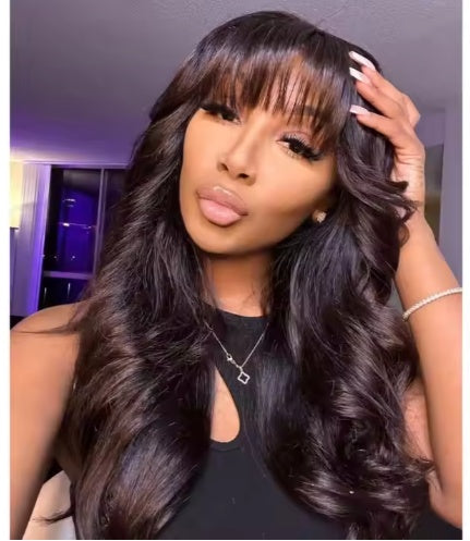 Lsybeauty Indian Remy Lace Front Body Wave Human Hair Wig 180% - Accrosstheglobe Store