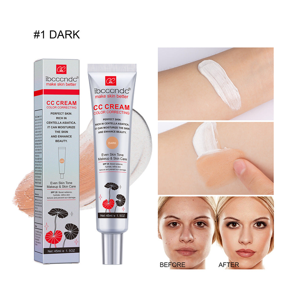 Moisturizing CC Cream – Waterproof Anti-Sweat Concealer & Skin Correcting Makeup - Accrosstheglobe Store