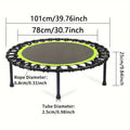 40-Inch Mini Fitness Trampoline – 661 lbs Capacity Home & Garden Exercise Rebounder - Accrosstheglobe Store