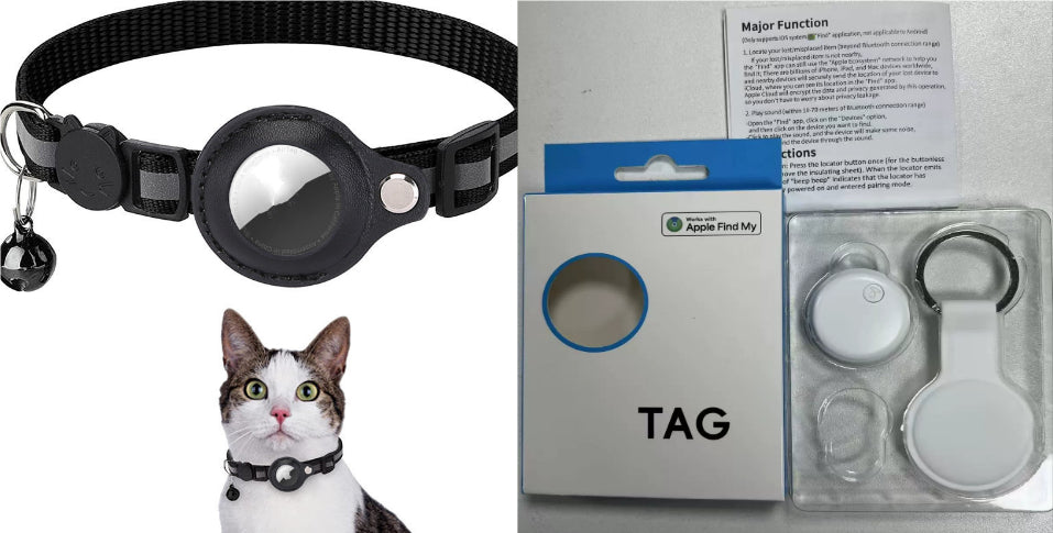 Waterproof Reflective AirTag Holder Case for Pet Collar - Accrosstheglobe Store