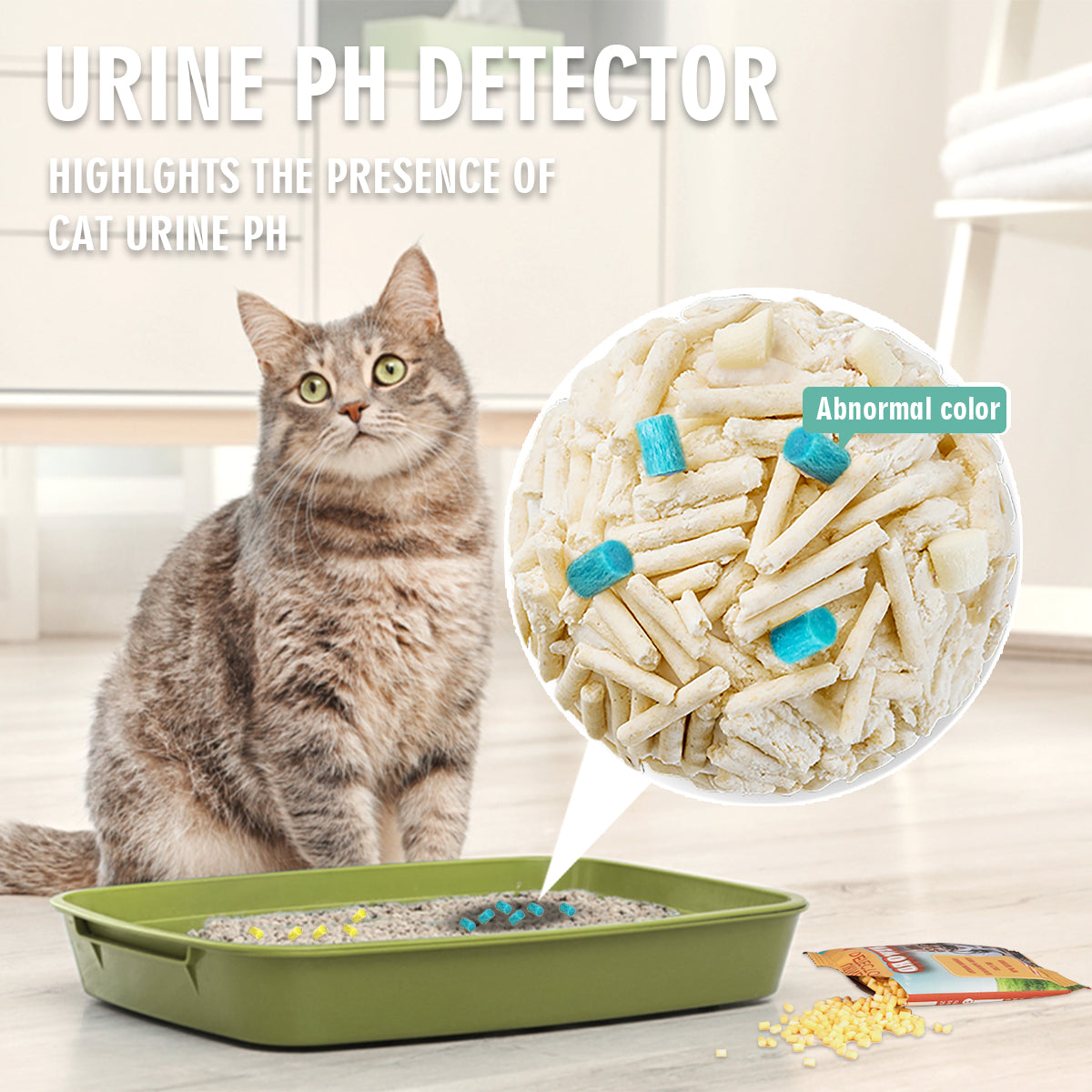 Self-Checking Cat Litter Particles – Health Monitoring Cat Sand - Accrosstheglobe Store