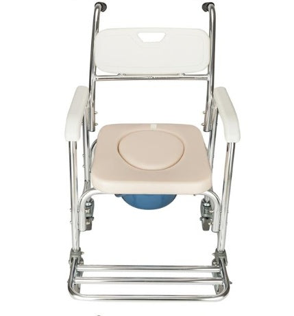 Nursing Room Soft Cushion Toilet Chair – Comfortable Padded Commode Chair - Accrosstheglobe Store