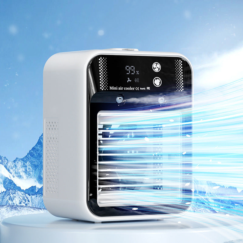 Portable Air Cooler Fan – Water Cooling Air Conditioner for Room, Office & Car - Accrosstheglobe Store