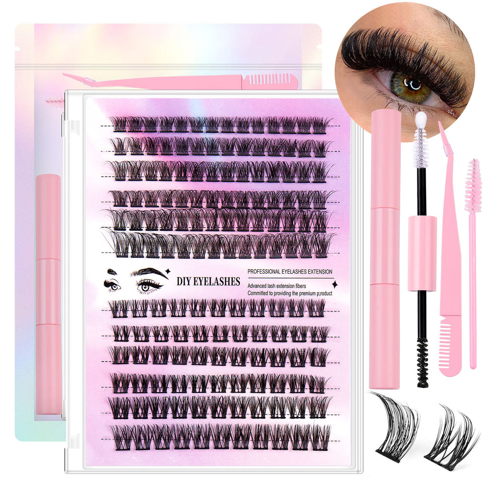 12 Rows Of 150 Segmented Lashes In Clusters - Accrosstheglobe Store