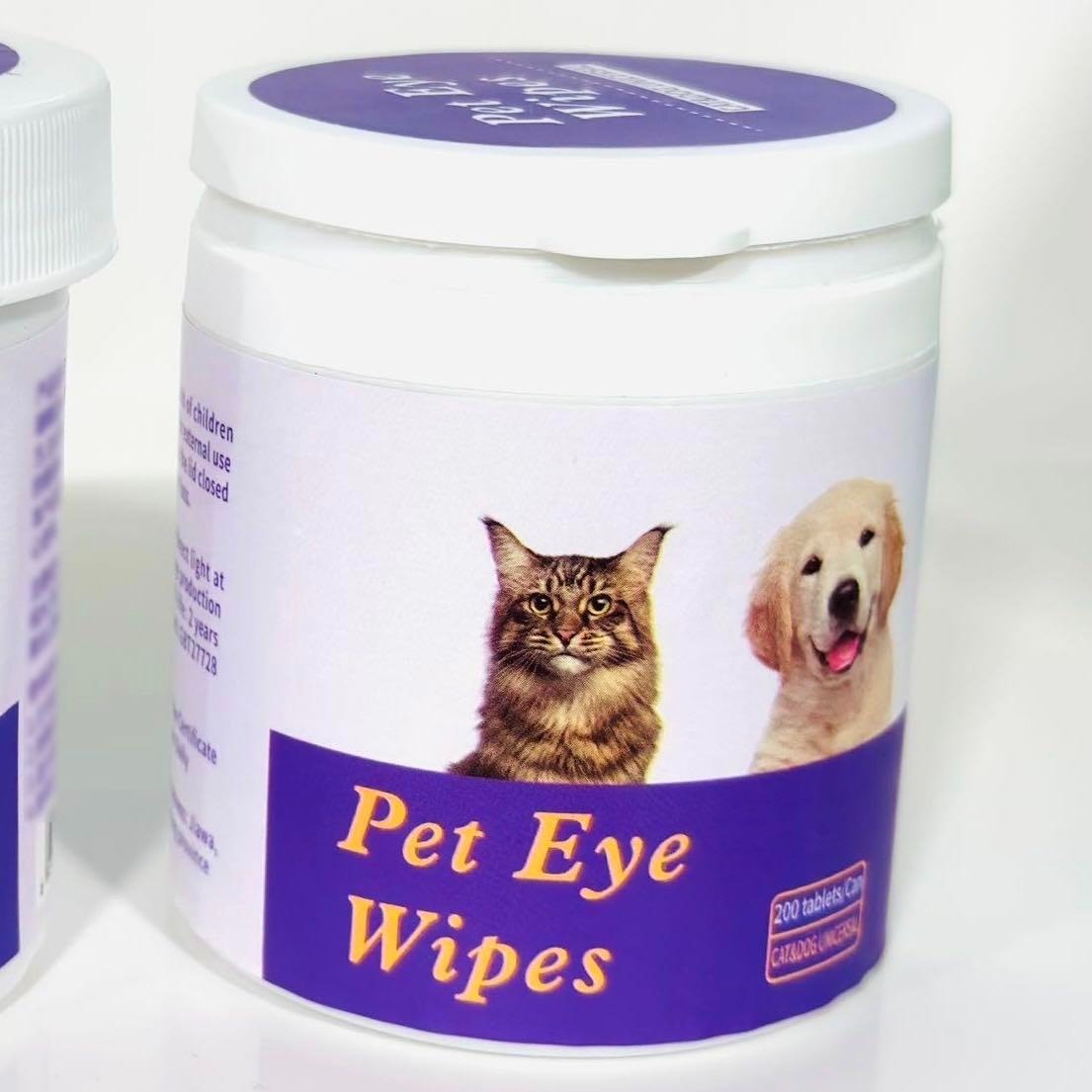 Pet Eye Cleaning Wipes – 200 Gentle Wipes for Dogs & Cats - Accrosstheglobe Store