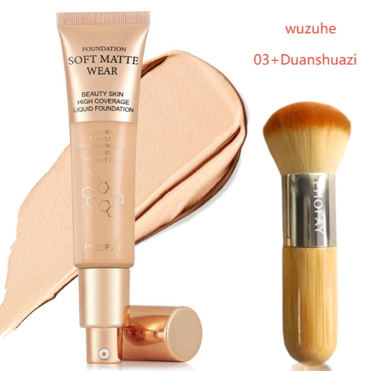 Flawless Matte Finish Oil-Control Liquid Foundation 30ml - Accrosstheglobe Store
