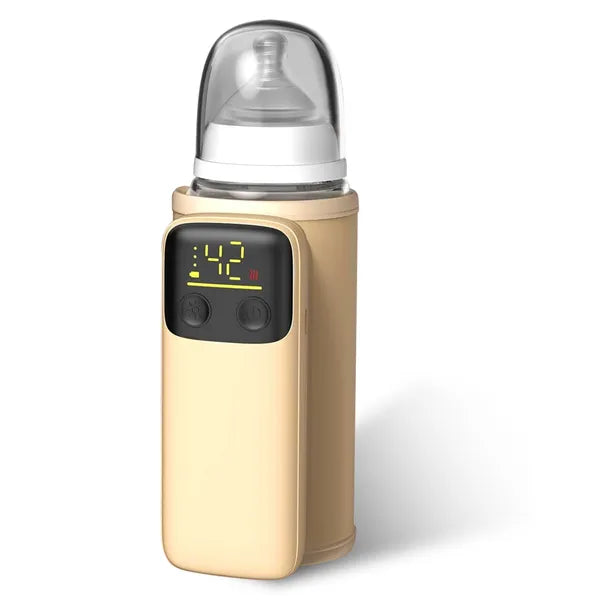 Portable Baby Bottle Warmer with Night Light – 6 Heat Levels for Home & Travel - Accrosstheglobe Store