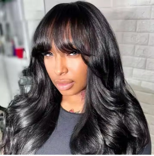Lsybeauty Indian Remy Lace Front Body Wave Human Hair Wig 180% - Accrosstheglobe Store