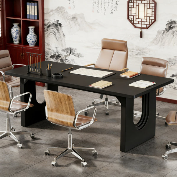 L-Shaped Corner Office Desk – Large Home Office Workstation - Accrosstheglobe Store