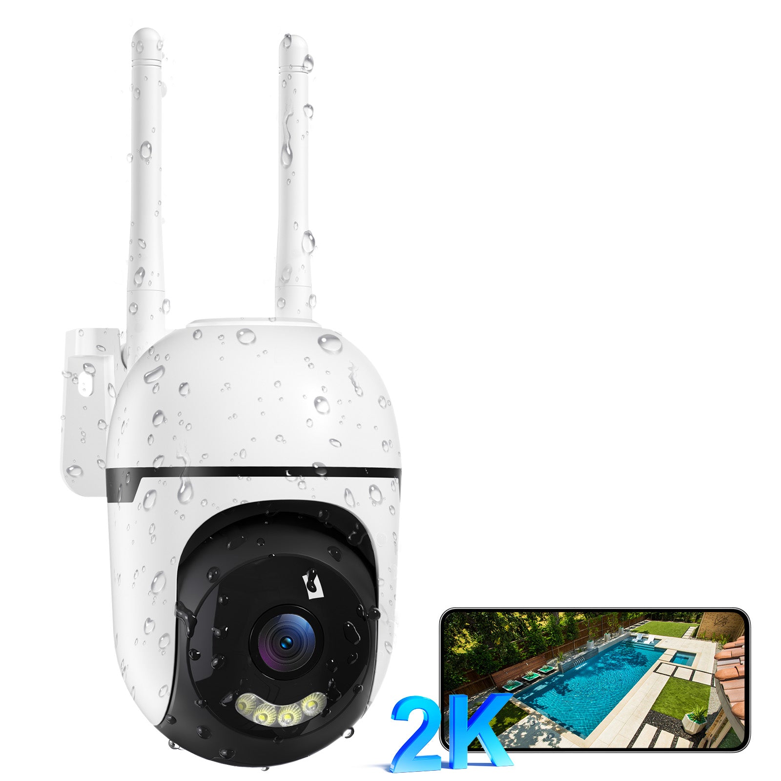 3MP PTZ WiFi Security Camera – Wireless Indoor & Outdoor CCTV Network Camera - Accrosstheglobe Store