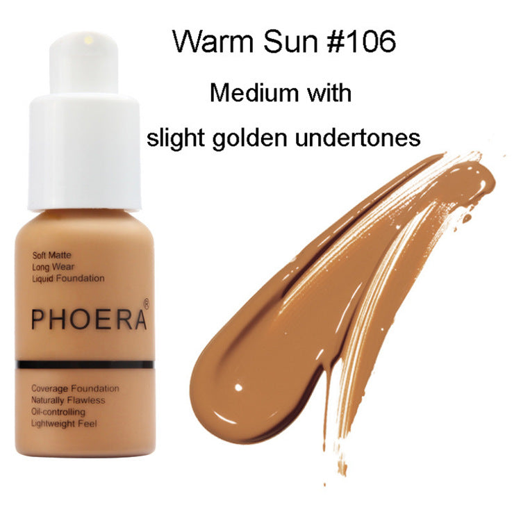 Oil Control Matte Concealer Foundation Cream – Natural Color Full Coverage - Accrosstheglobe Store