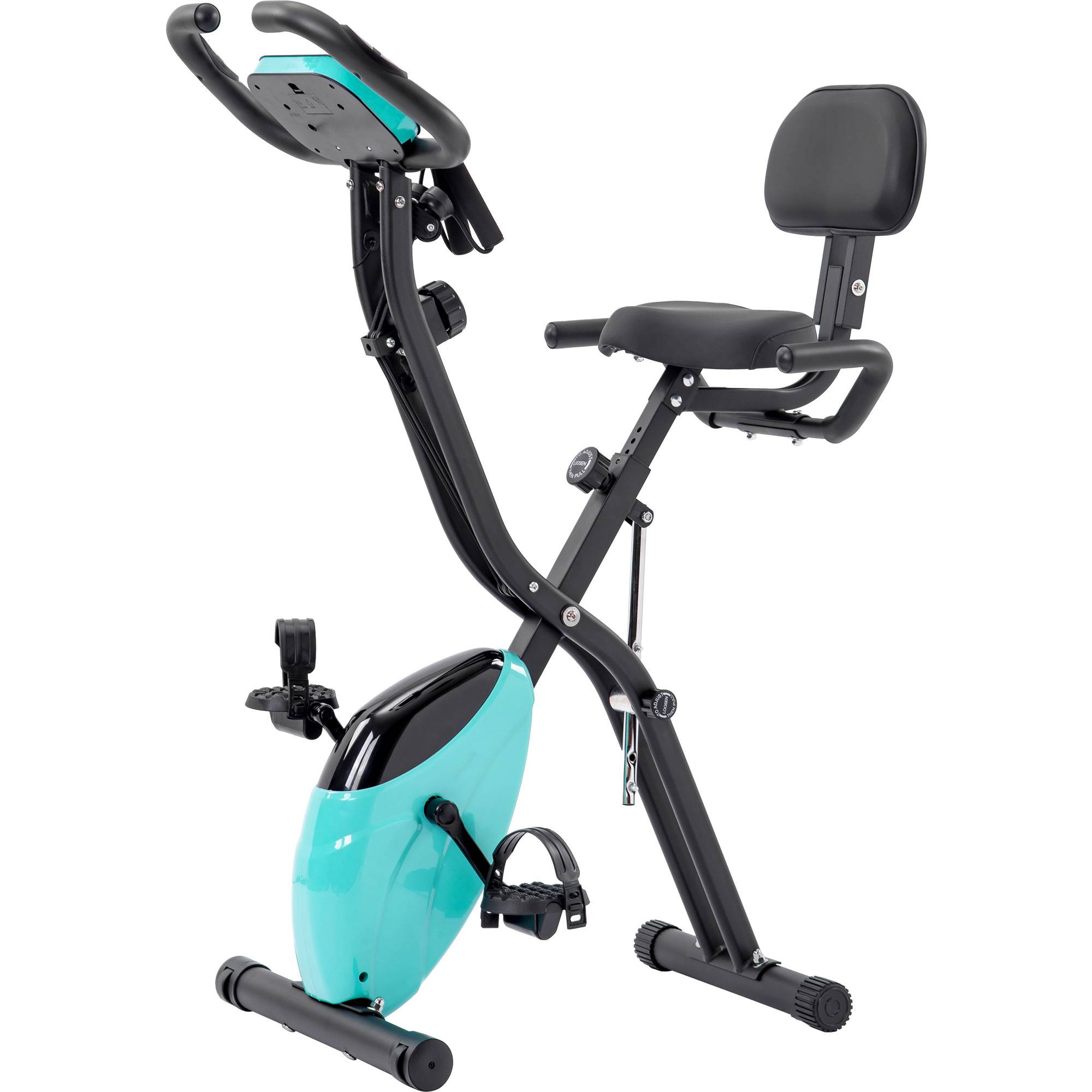 Folding Exercise Bike – Upright & Recumbent X-Bike with Adjustable Resistance - Accrosstheglobe Store