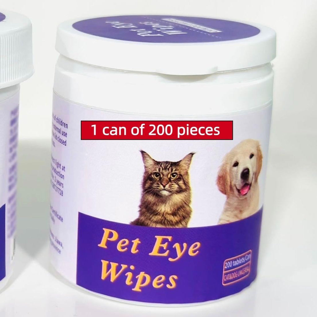 Pet Eye Cleaning Wipes – 200 Gentle Wipes for Dogs & Cats - Accrosstheglobe Store