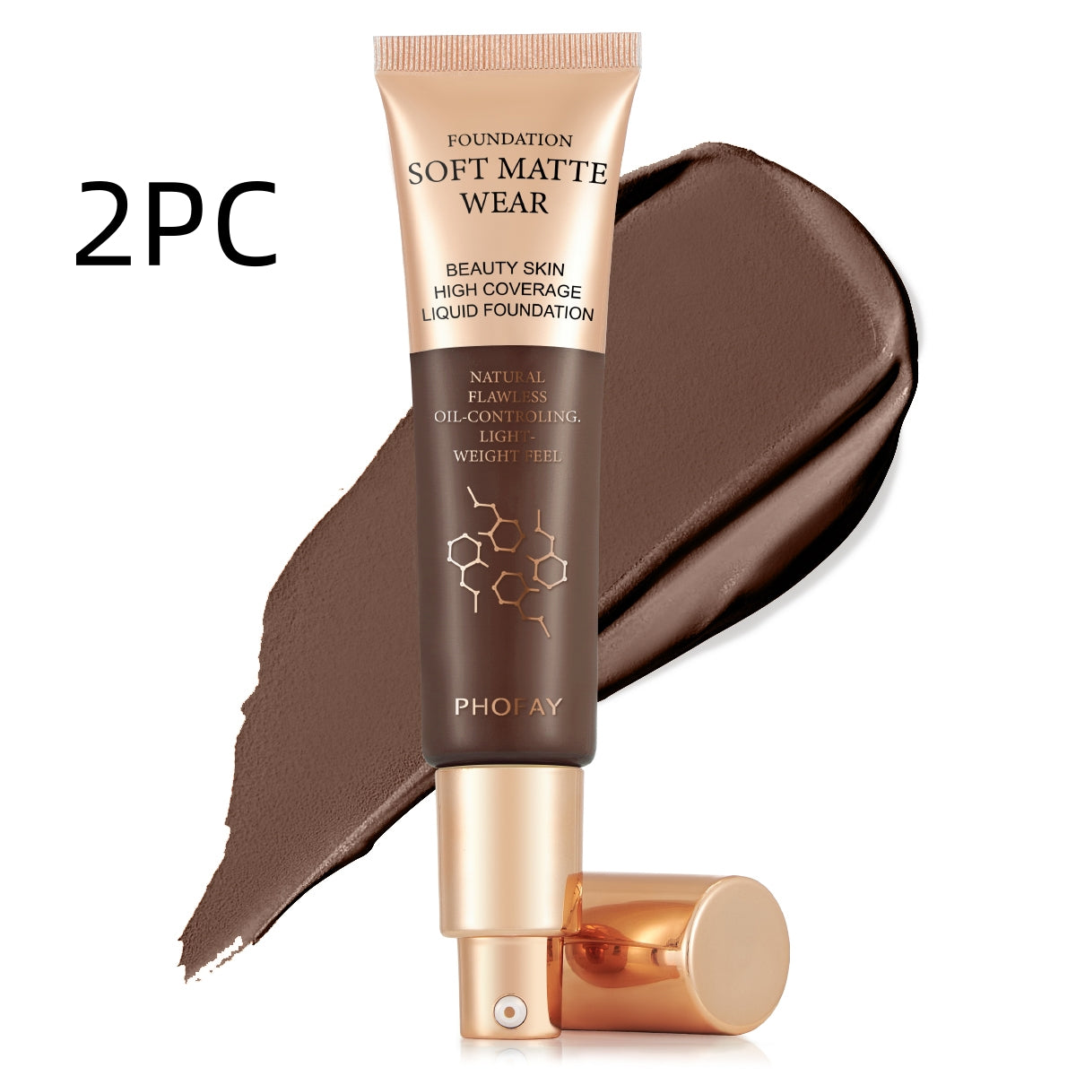 Flawless Matte Finish Oil-Control Liquid Foundation 30ml - Accrosstheglobe Store