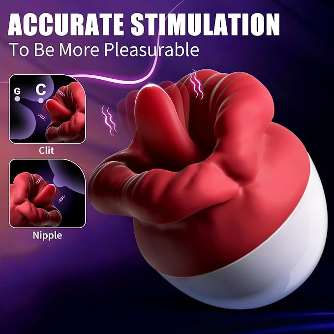 Rose Massager For Women – 10 Vibrating & 10 Stimulation Modes, G-Spot & External - Accrosstheglobe Store