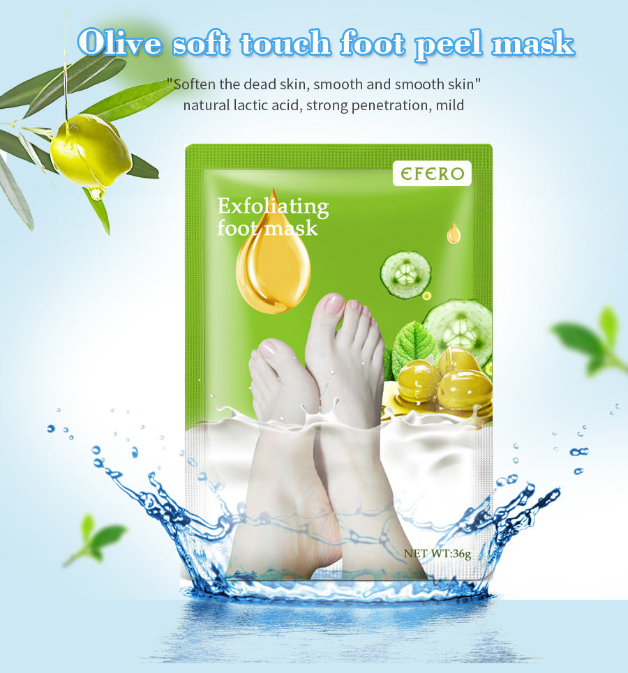 Exfoliating Foot Mask Pedicure Socks – Dead Skin Removal & Whitening Heel Treatment - Accrosstheglobe Store