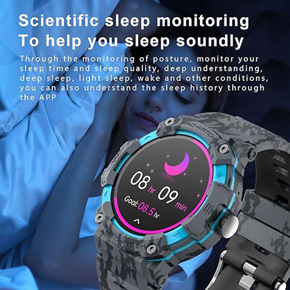 GPS Sports Smartwatch – 1.39" TFT Screen, Bluetooth 5.3, iOS & Android Compatible - Accrosstheglobe Store