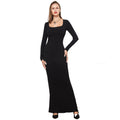 2-in-1 Belly Contracting Hip Lifting Long Sleeve Dress – Double-Layer Shaping Dress - Accrosstheglobe Store