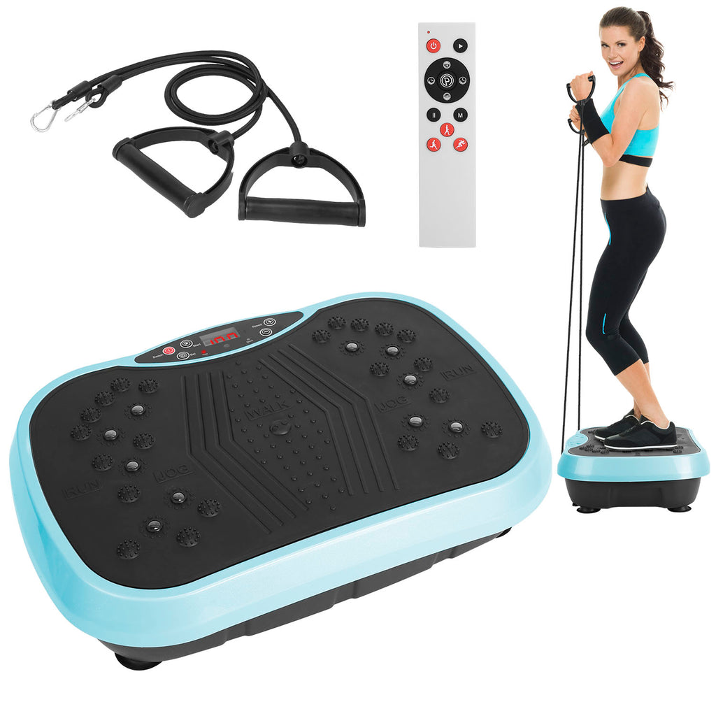 Whole Body Vibration Platform Machine with Resistance Bands – Home Fitness Trainer - Accrosstheglobe Store