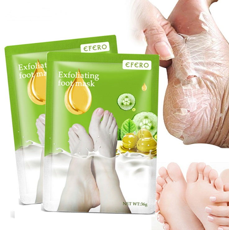 Exfoliating Foot Mask Pedicure Socks – Dead Skin Removal & Whitening Heel Treatment - Accrosstheglobe Store