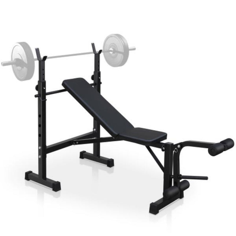 Olympic Weight Bench with Squat Rack – Full Body Home Gym Workout Station - Accrosstheglobe Store