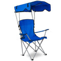 Foldable Camping Chair with Canopy & Cup Holder – 330 lbs Capacity Outdoor Chair