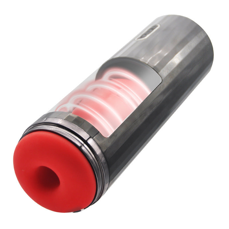 Automatic Spiral Telescopic Massager For Men – 7 Modes, USB Rechargeable - Accrosstheglobe Store