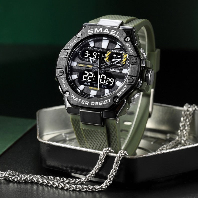 Digital Alloy Electronic Watch Men - Accrosstheglobe Store