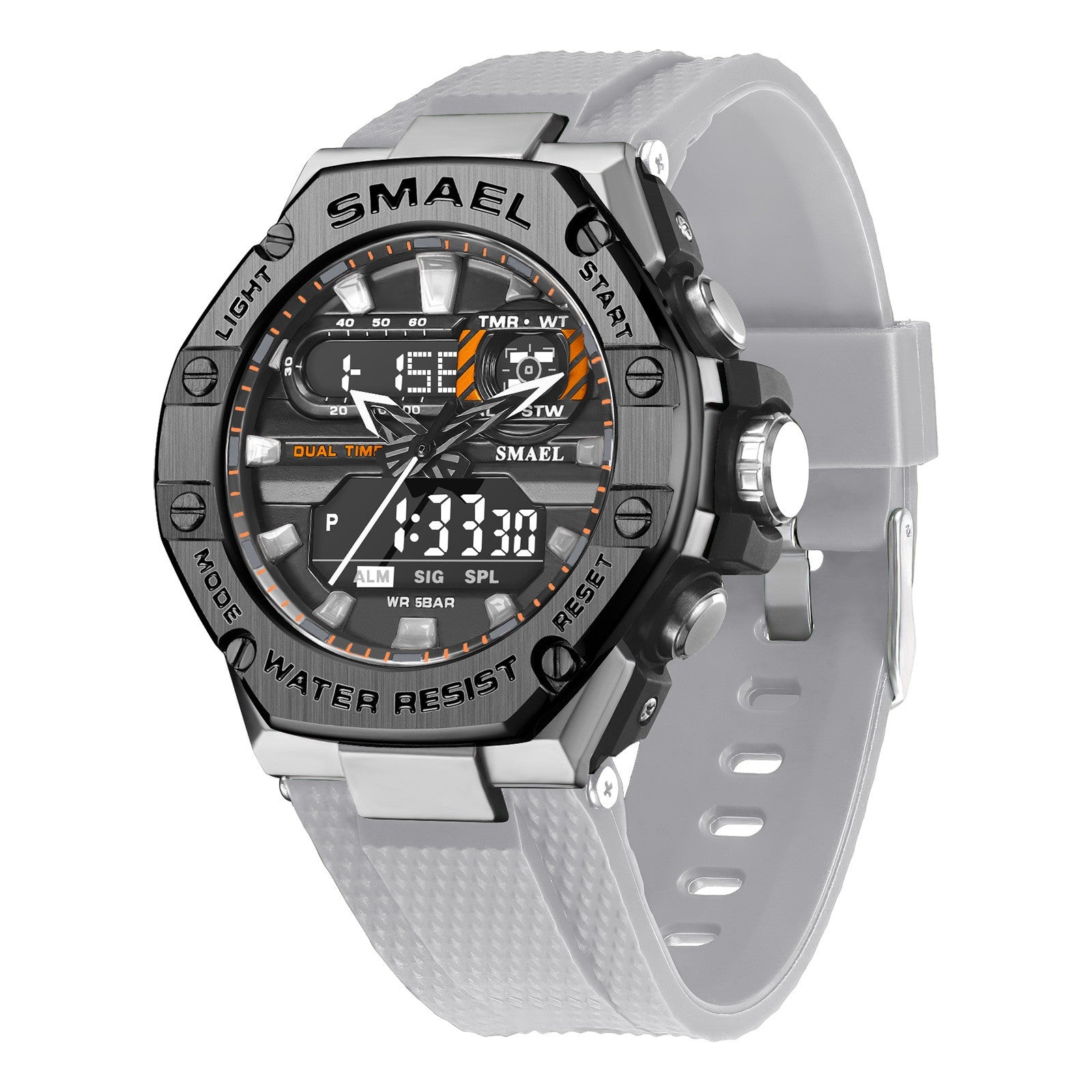 Digital Alloy Electronic Watch Men - Accrosstheglobe Store